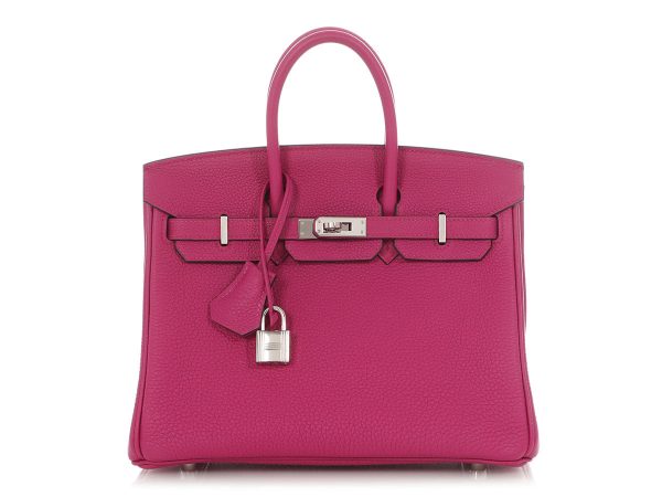 Hermès Rose Pourpre Togo Birkin 25