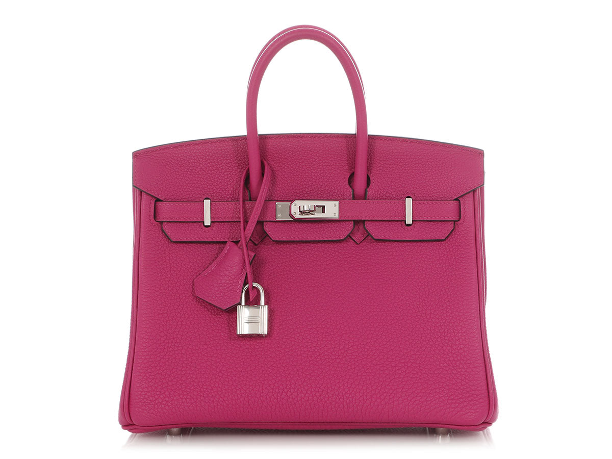 Hermès Rose Pourpre Togo Birkin 25