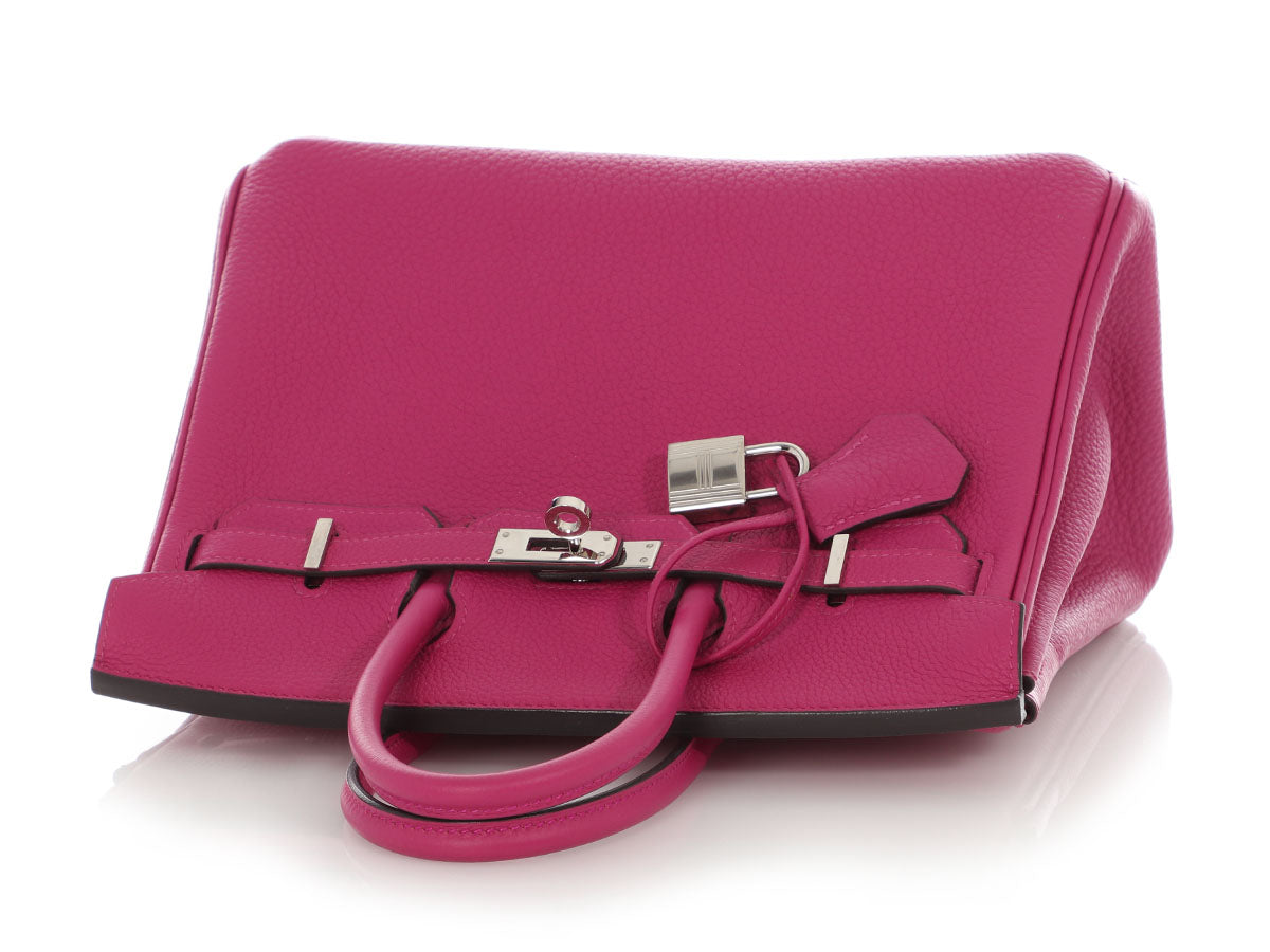 Hermès Rose Pourpre Togo Birkin 25 - Image 7