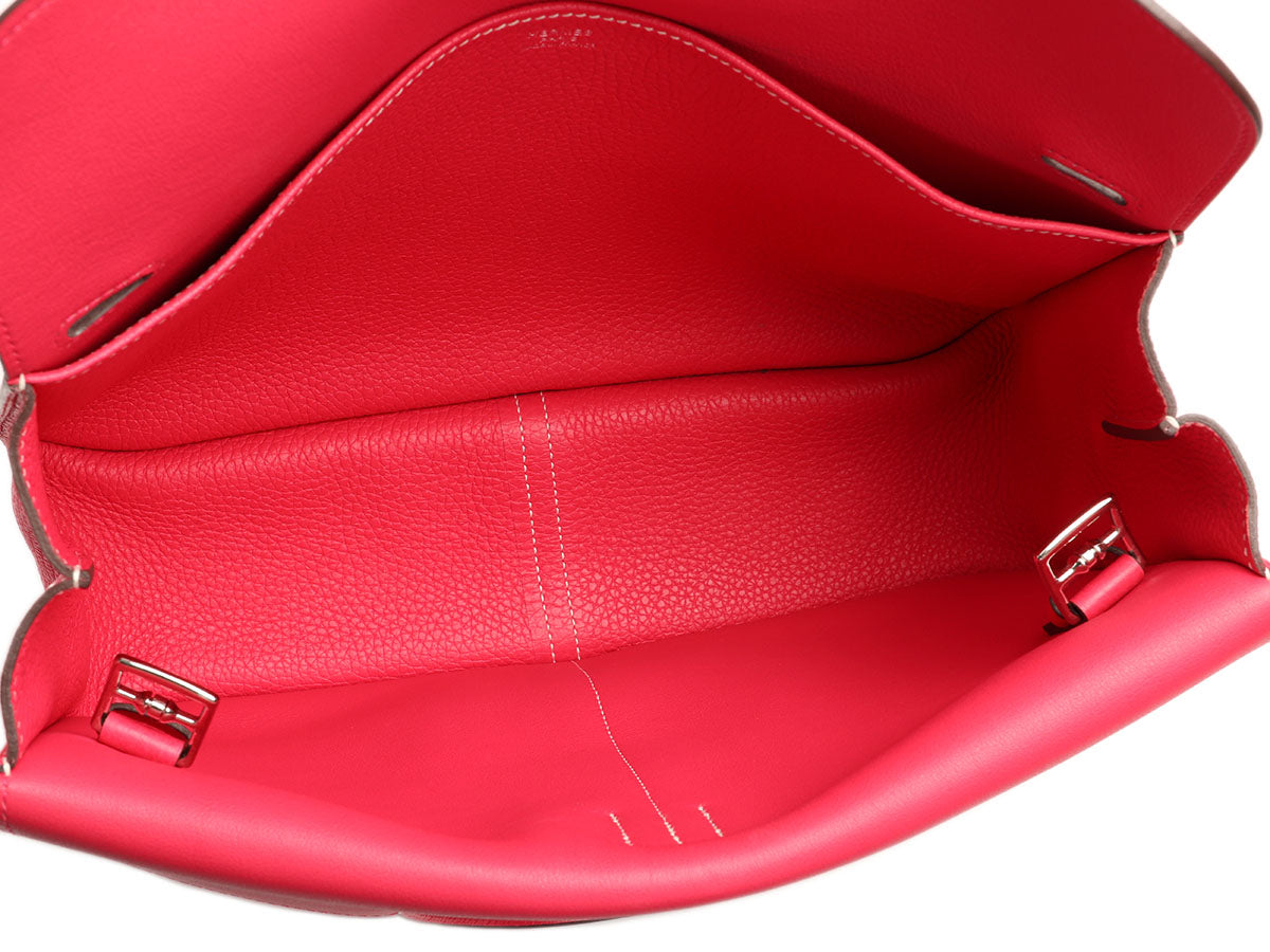 Hermès Rose Extrême Clémence Halzan 31 - Image 9