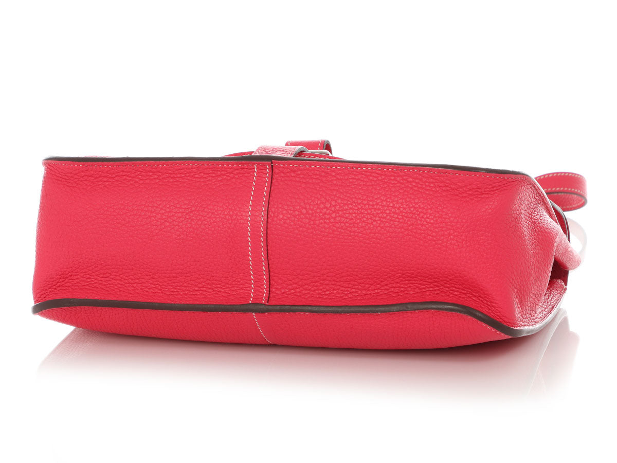 Hermès Rose Extrême Clémence Halzan 31 - Image 6