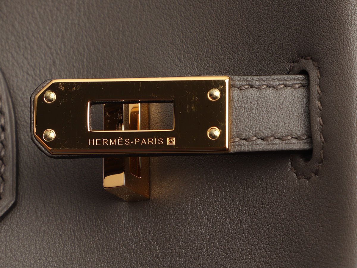 Hermès Etain Swift Birkin 25 - Image 8