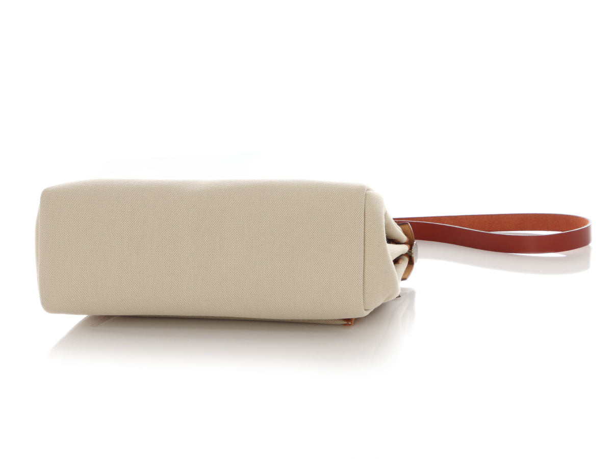 Hermès Vache Hunter and Toile Militaire Herbag Zip 31 - Image 7