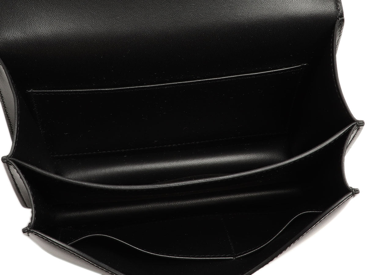 Hermès Black Tadelakt and Ombre Lizard Constance Mirror 18 - Image 8