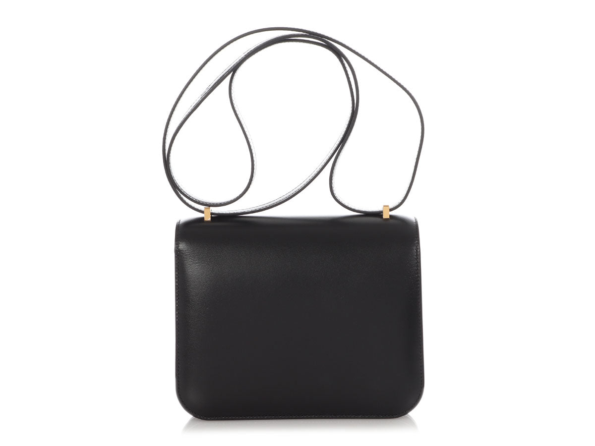 Hermès Black Tadelakt and Ombre Lizard Constance Mirror 18 - Image 4