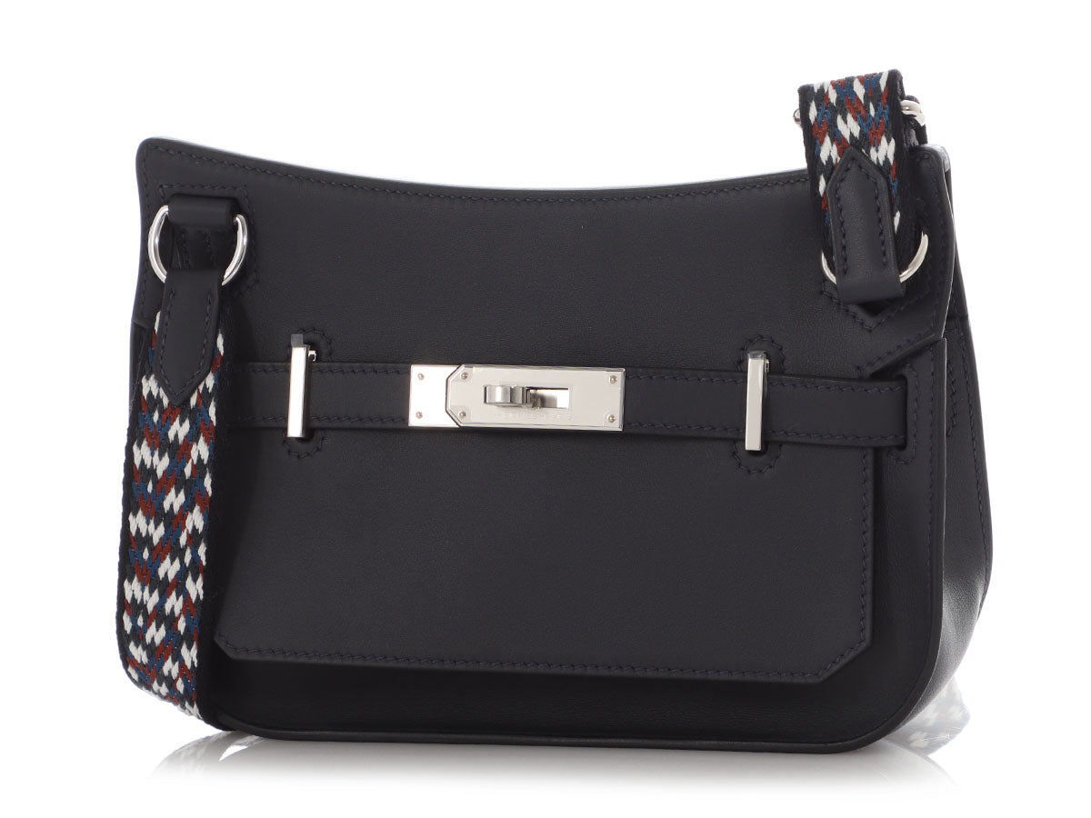 Hermès Mini Bleu Indigo Swift Jypsière - Image 2