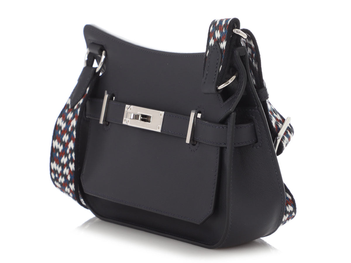 Hermès Mini Bleu Indigo Swift Jypsière - Image 3