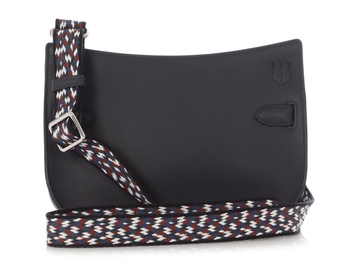 Hermès Mini Bleu Indigo Swift Jypsière - Image 4