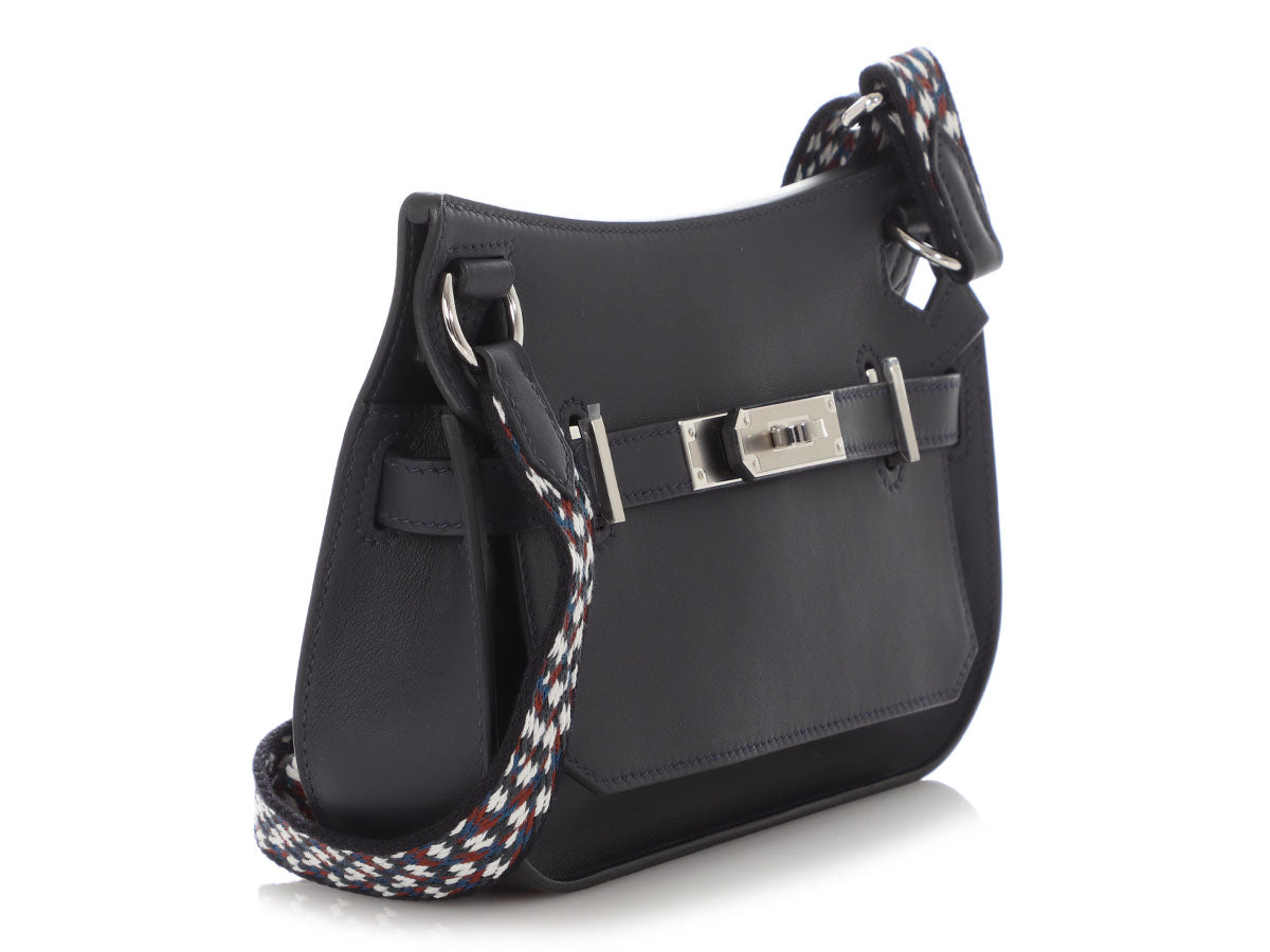 Hermès Mini Bleu Indigo Swift Jypsière - Image 5