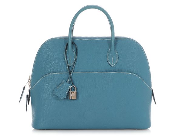 Hermès Blue Jean Clémence Web Bolide 31