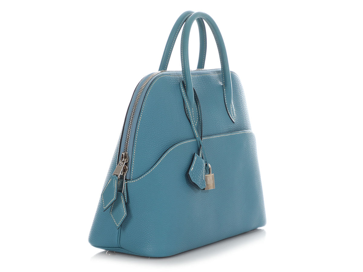 Hermès Blue Jean Clémence Web Bolide 31 - Image 5