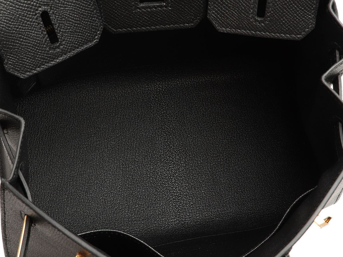 Hermès Black Epsom Sellier Birkin 25 - Image 9