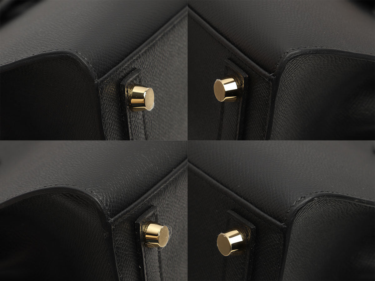 Hermès Black Epsom Sellier Birkin 25 - Image 11