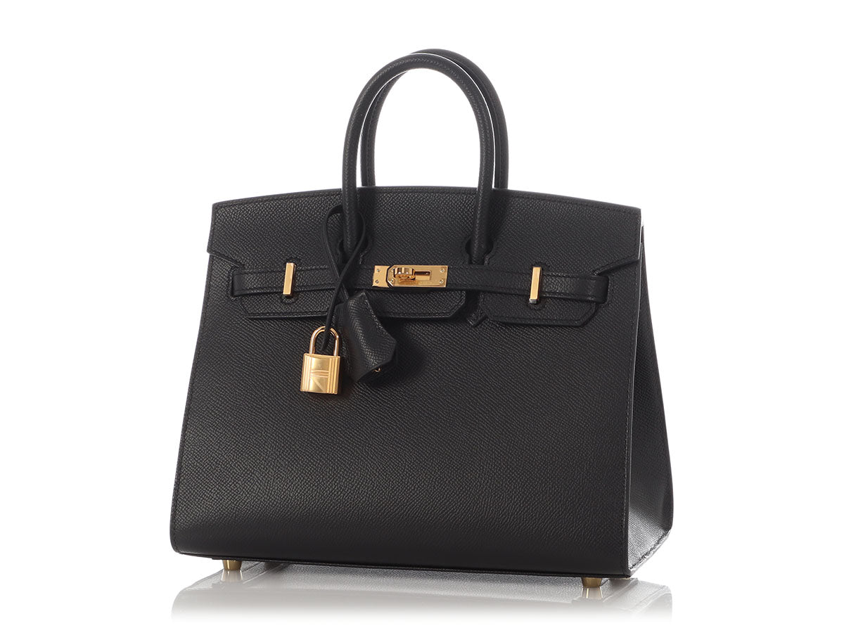 Hermès Black Epsom Sellier Birkin 25 - Image 3