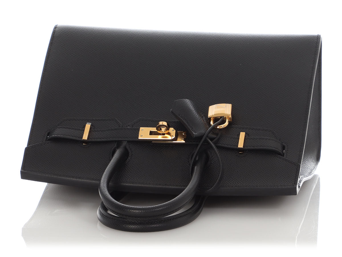 Hermès Black Epsom Sellier Birkin 25 - Image 8