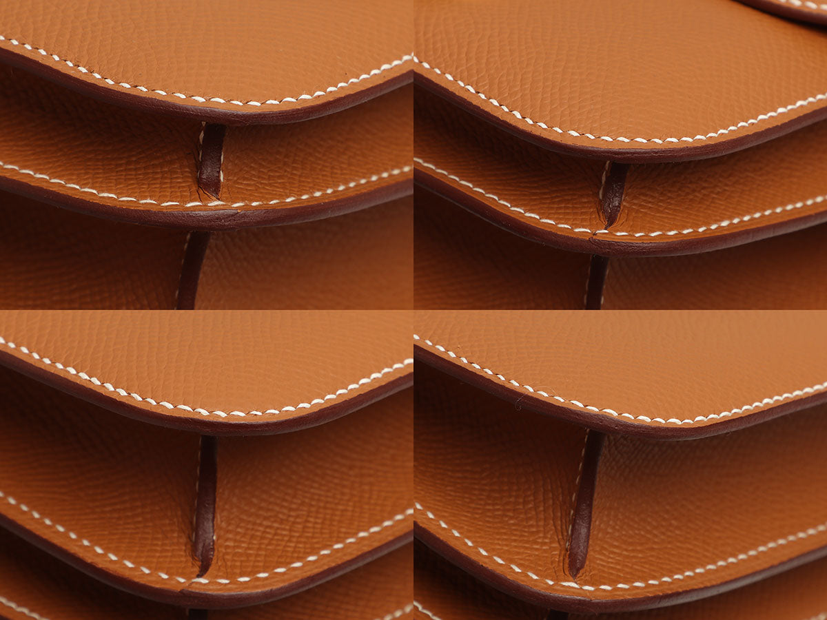 Hermès Gold Epsom Mirror Constance 18 - Image 9