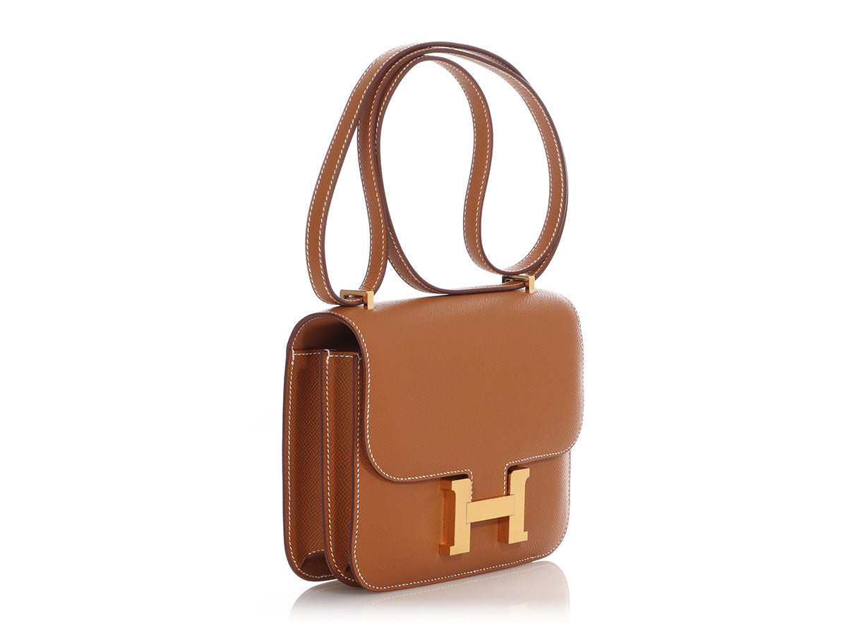 Hermès Gold Epsom Mirror Constance 18 - Image 5