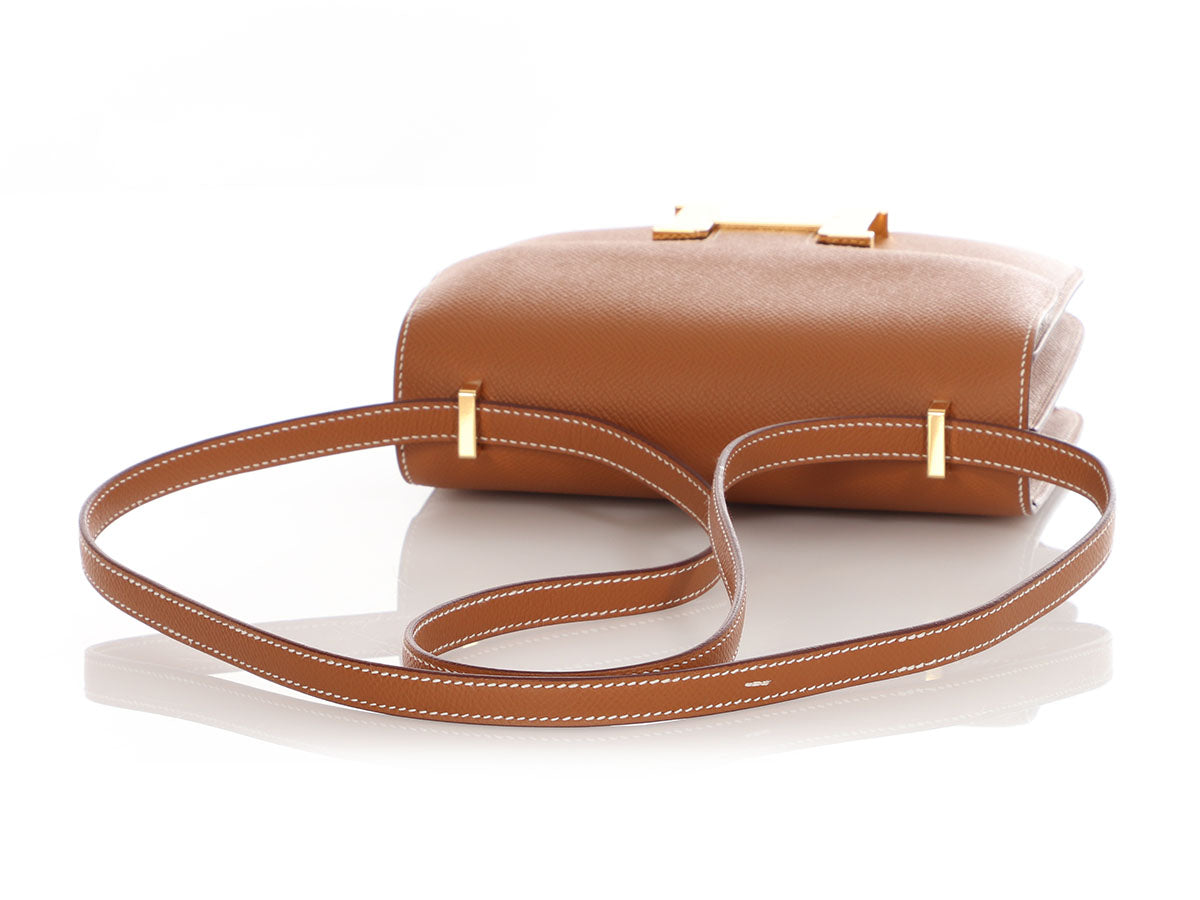 Hermès Gold Epsom Mirror Constance 18 - Image 7