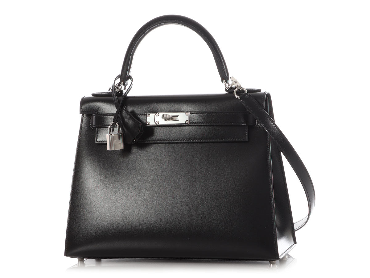 Hermès Black Box Calfskin Kelly 28 - Image 2