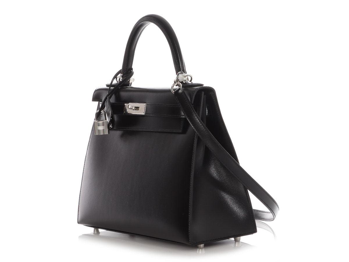 Hermès Black Box Calfskin Kelly 28 - Image 3