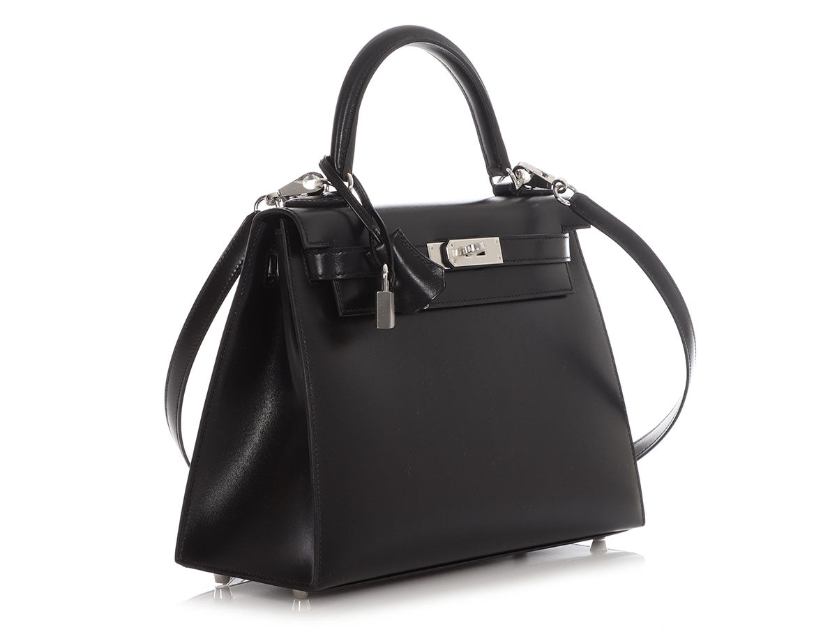 Hermès Black Box Calfskin Kelly 28 - Image 5