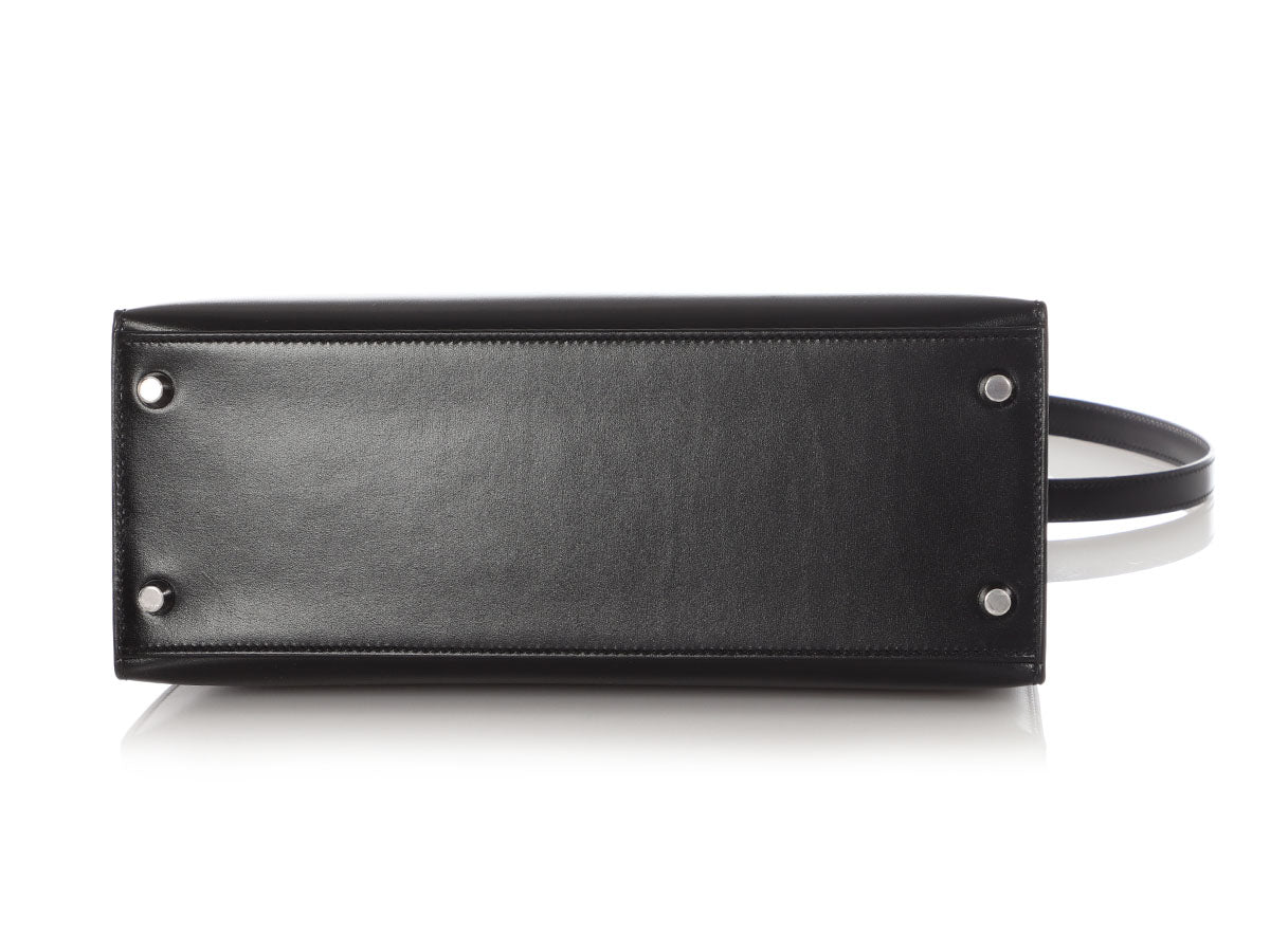 Hermès Black Box Calfskin Kelly 28 - Image 6