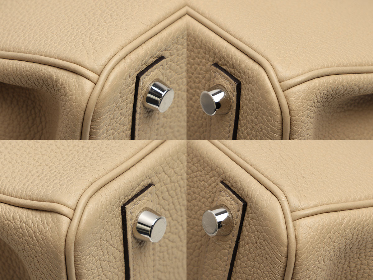 Hermès Trench and Bougainvillea Togo Verso Birkin 25 - Image 11