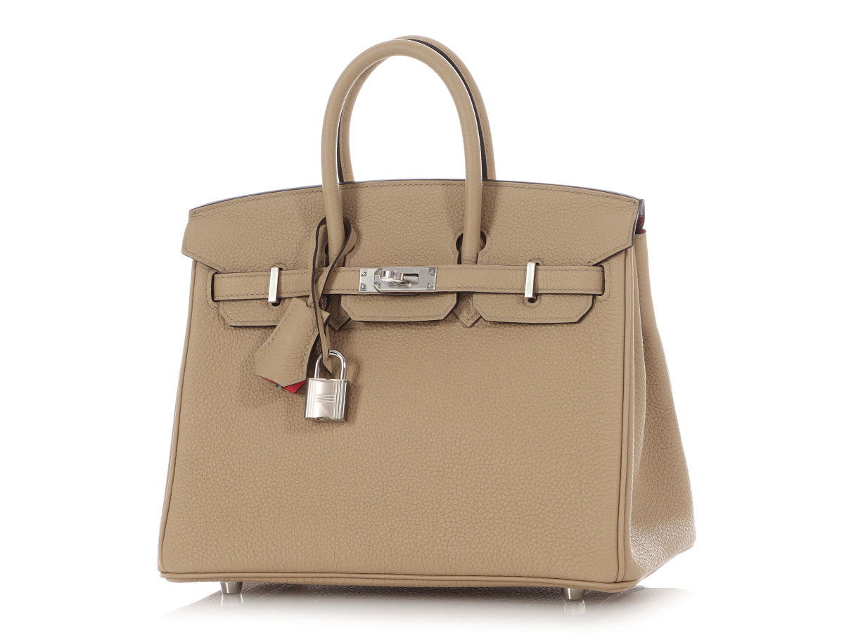 Hermès Trench and Bougainvillea Togo Verso Birkin 25 - Image 3
