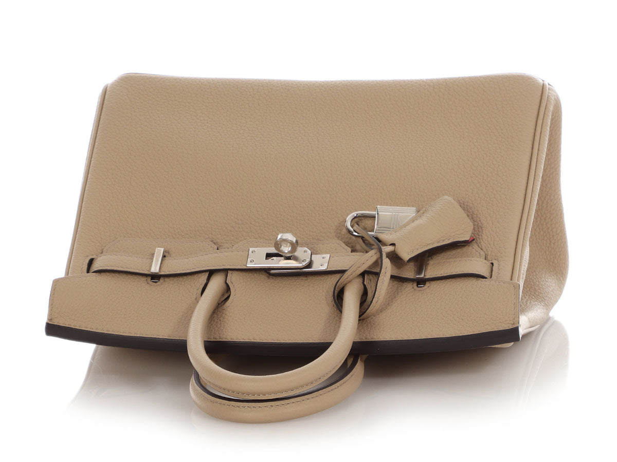 Hermès Trench and Bougainvillea Togo Verso Birkin 25 - Image 8