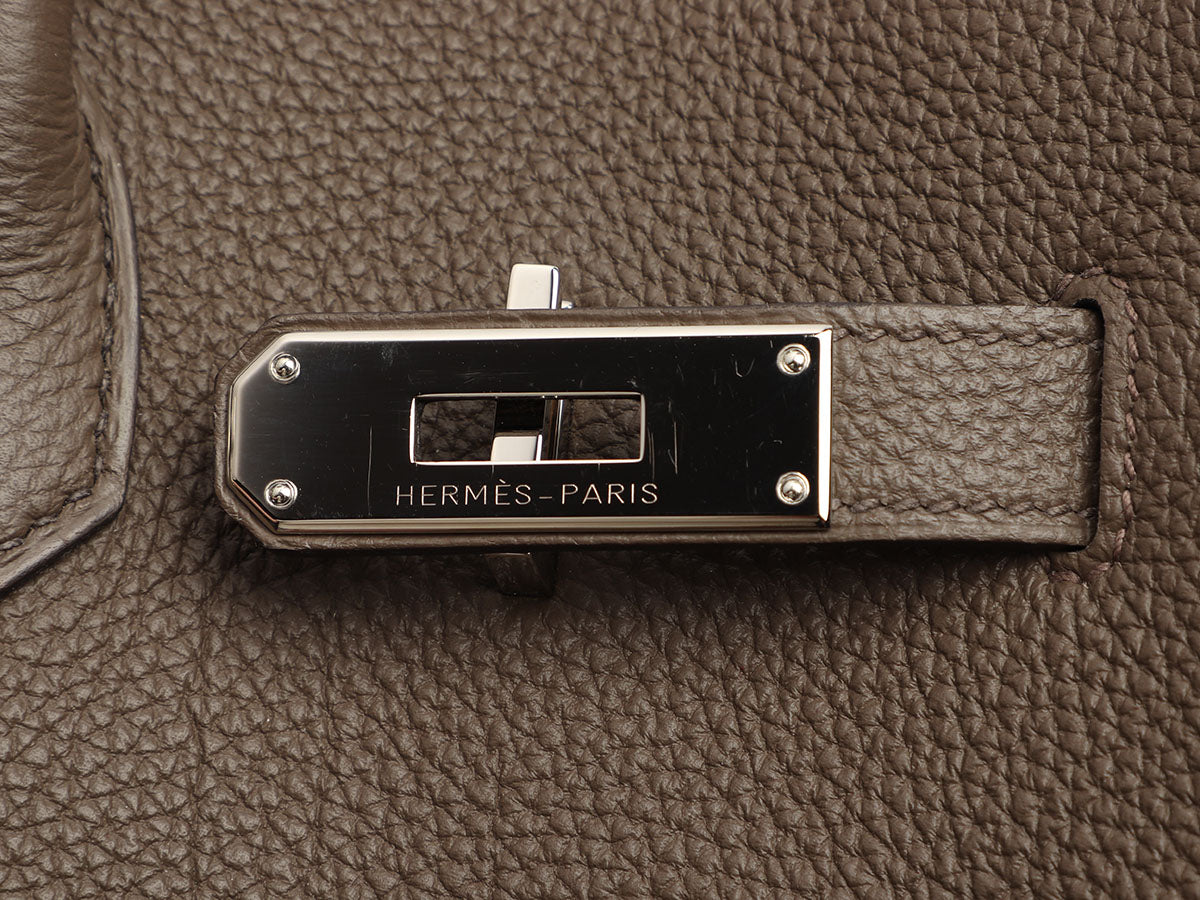 Hermès Taupe Togo Birkin 35 - Image 9