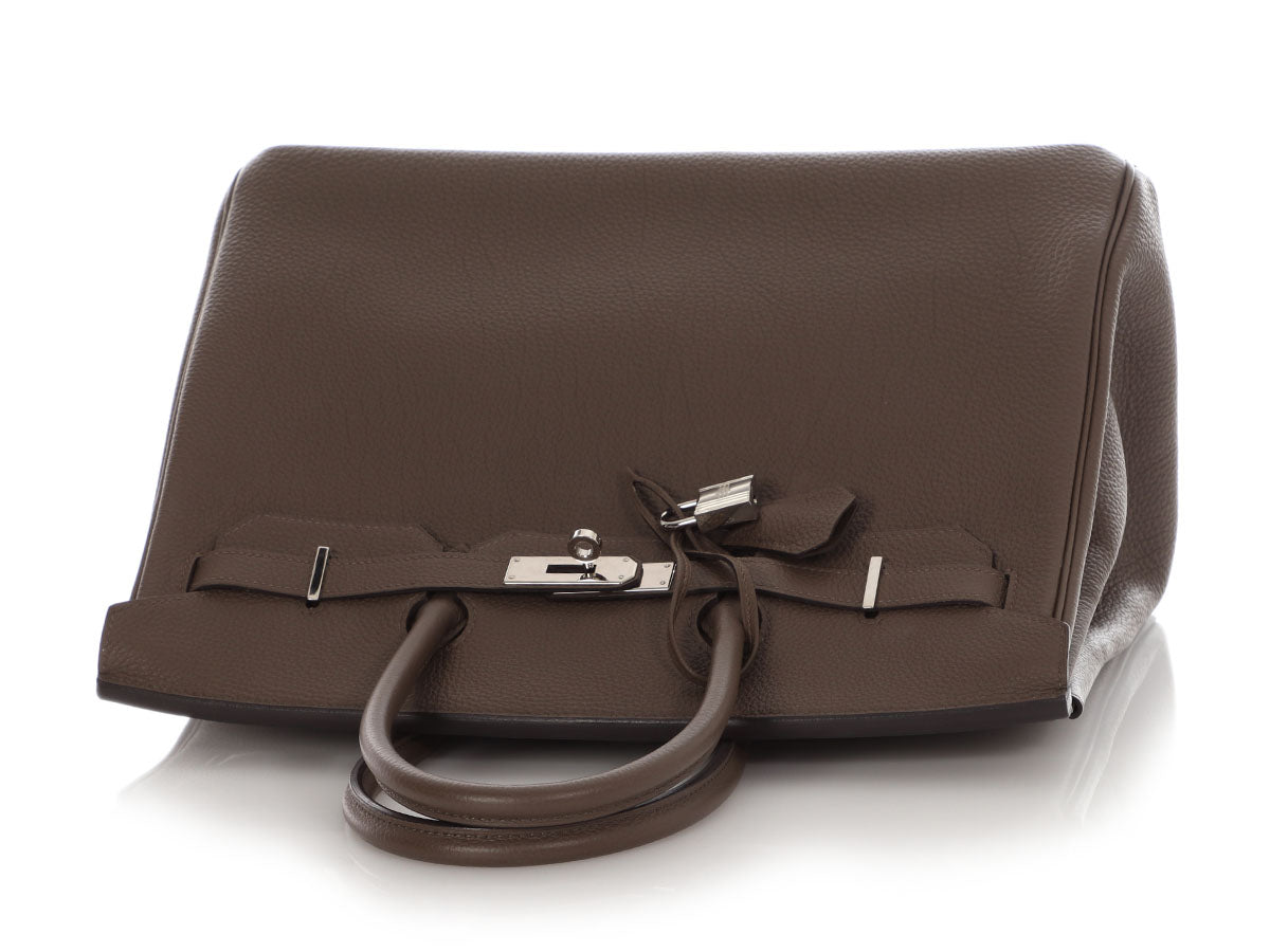 Hermès Taupe Togo Birkin 35 - Image 7