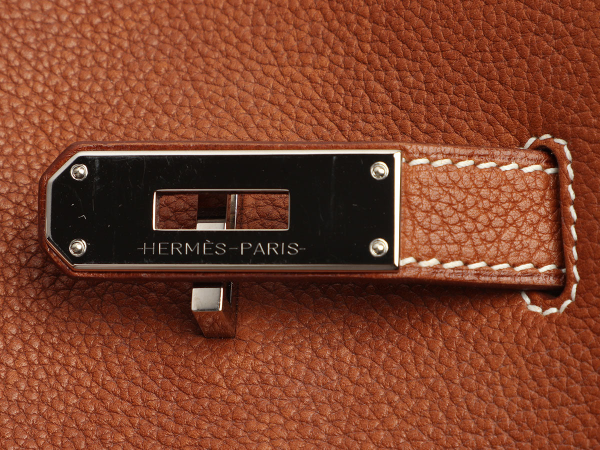 Hermès Fauve Barenia Faubourg Birkin 35 - Image 9