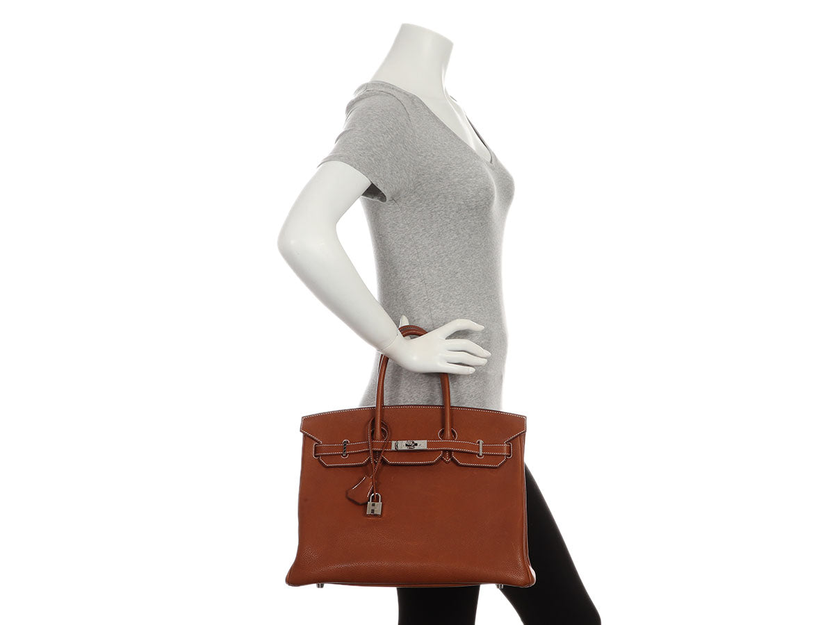Hermès Fauve Barenia Faubourg Birkin 35 - Image 11