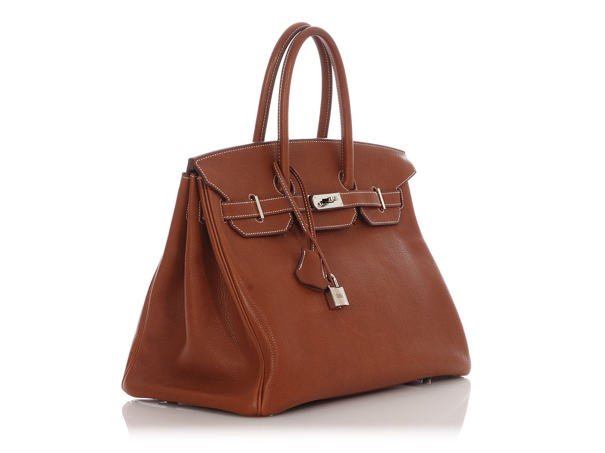 Hermès Fauve Barenia Faubourg Birkin 35 - Image 5