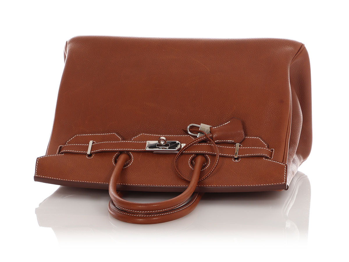 Hermès Fauve Barenia Faubourg Birkin 35 - Image 7