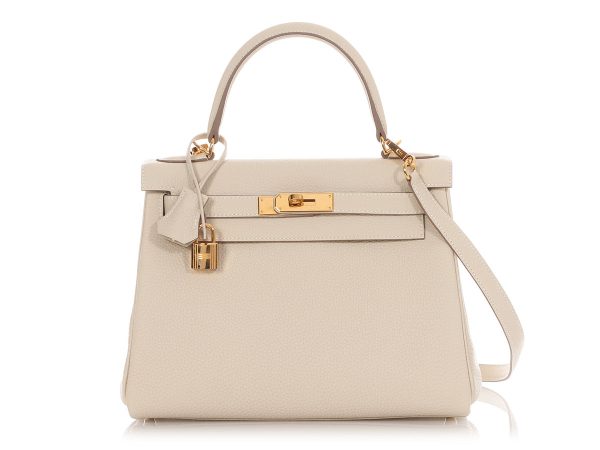 Hermès Craie Togo Kelly 28