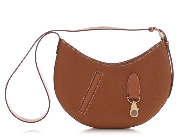 Hermès Gold Togo and Swift P'tit Arçon Bag