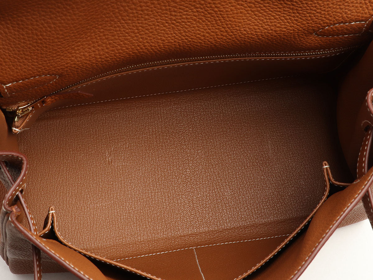 Hermès Gold Togo Kelly 28 - Image 8