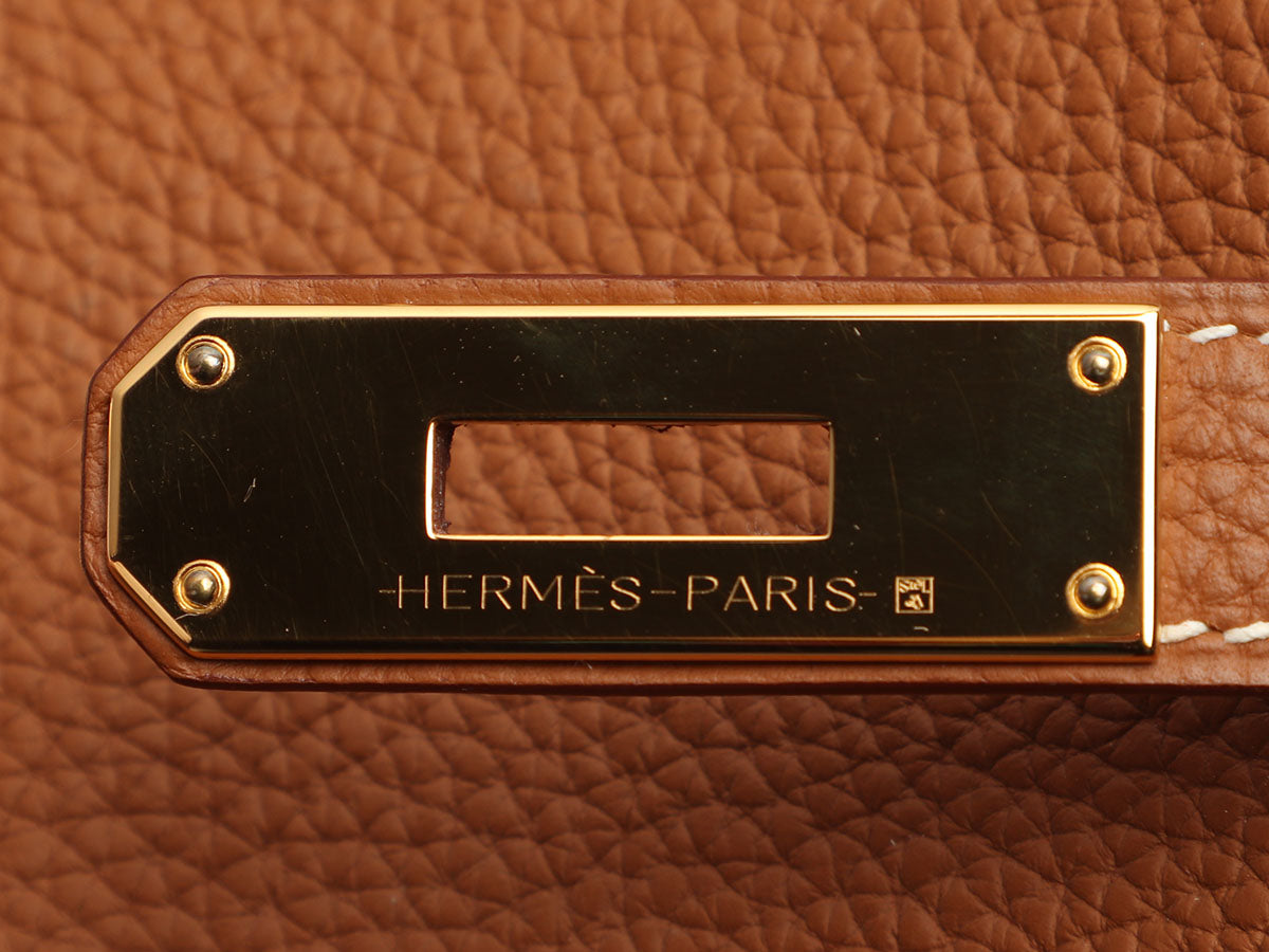 Hermès Gold Togo Kelly 28 - Image 9