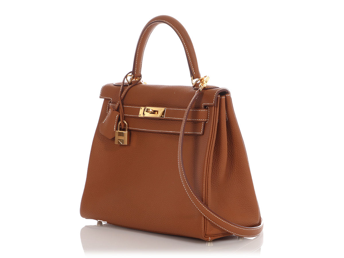 Hermès Gold Togo Kelly 28 - Image 3