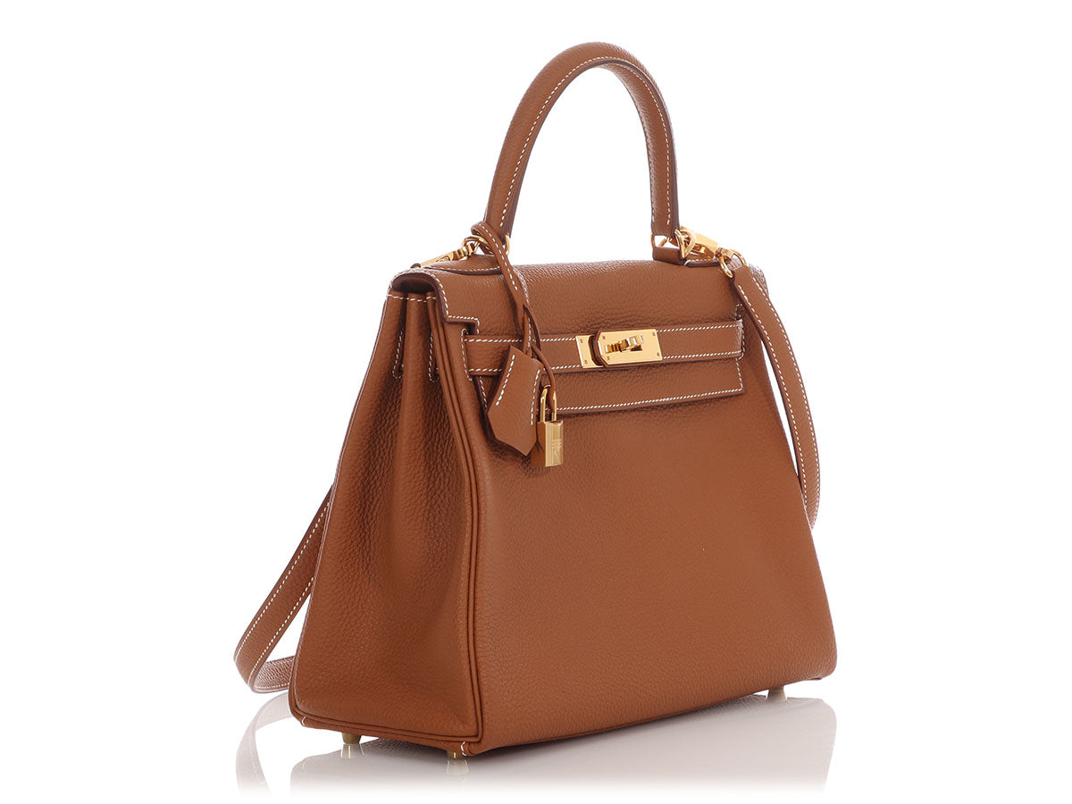 Hermès Gold Togo Kelly 28 - Image 5