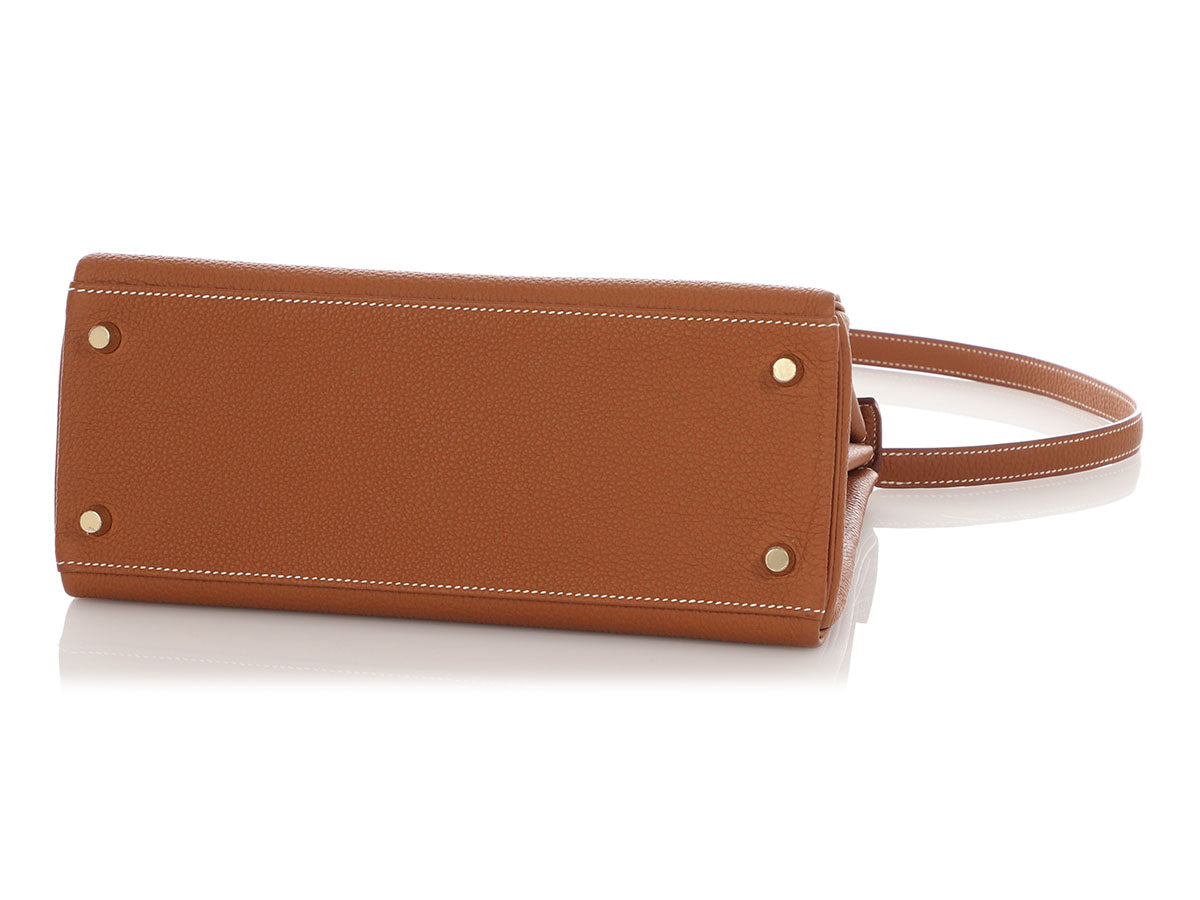 Hermès Gold Togo Kelly 28 - Image 6