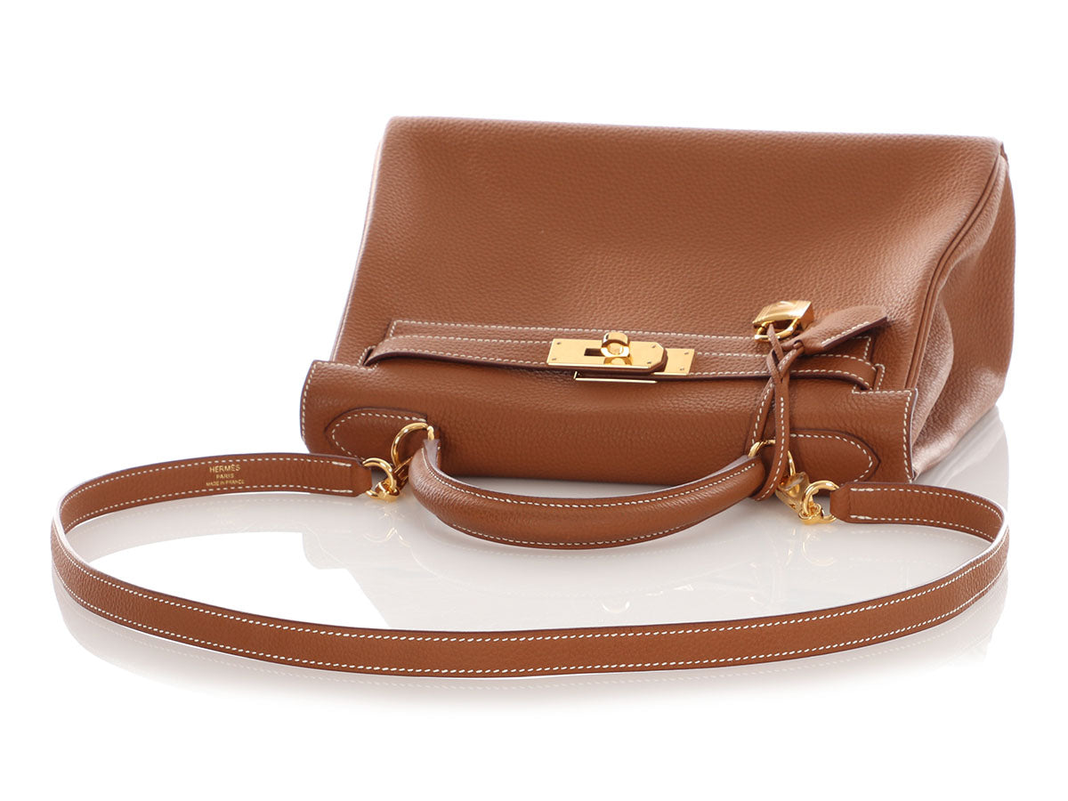 Hermès Gold Togo Kelly 28 - Image 7