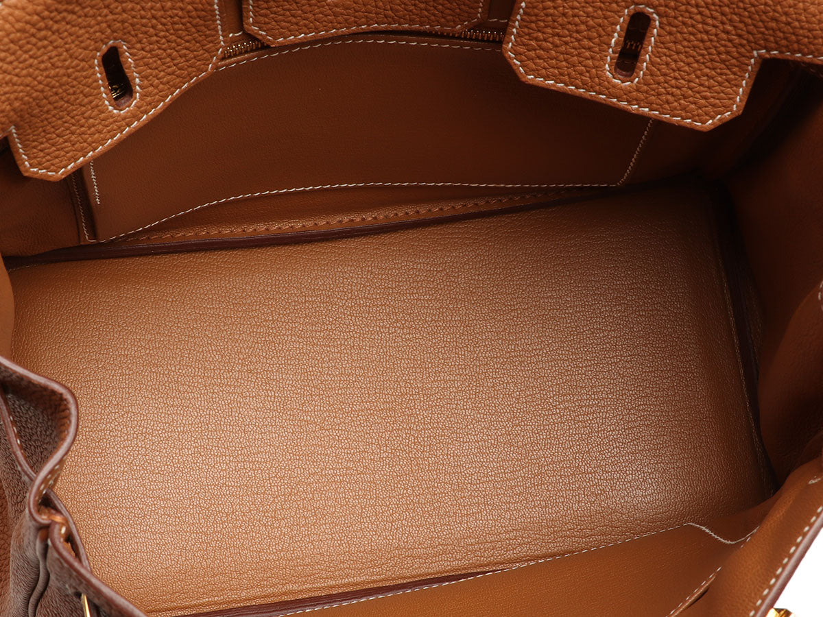 Hermès Gold Togo Birkin 25 - Image 8