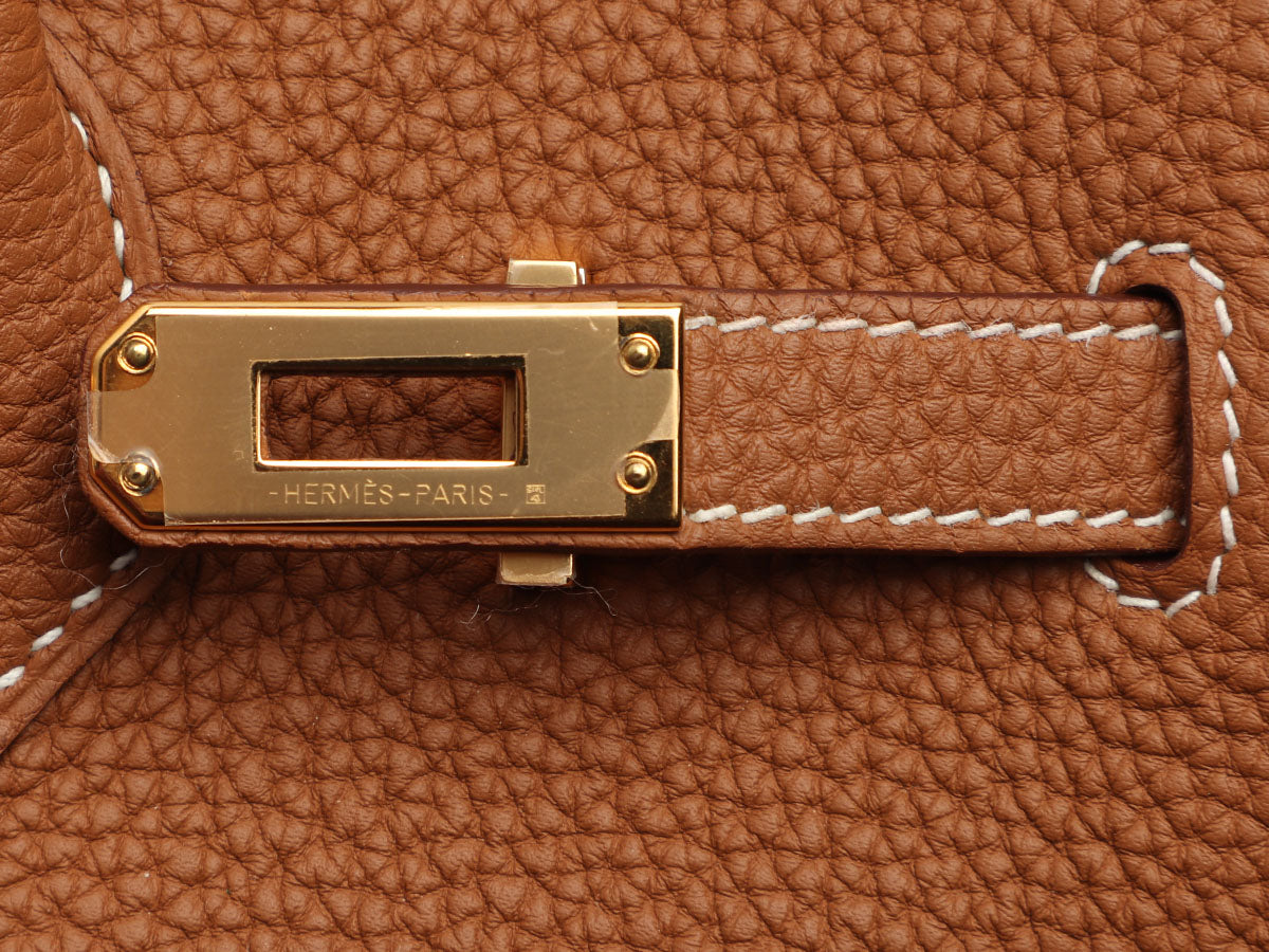 Hermès Gold Togo Birkin 25 - Image 9