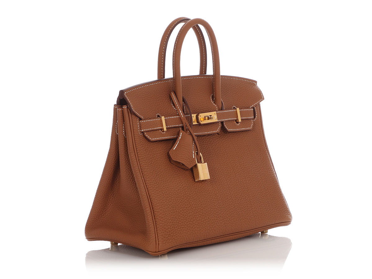Hermès Gold Togo Birkin 25 - Image 5