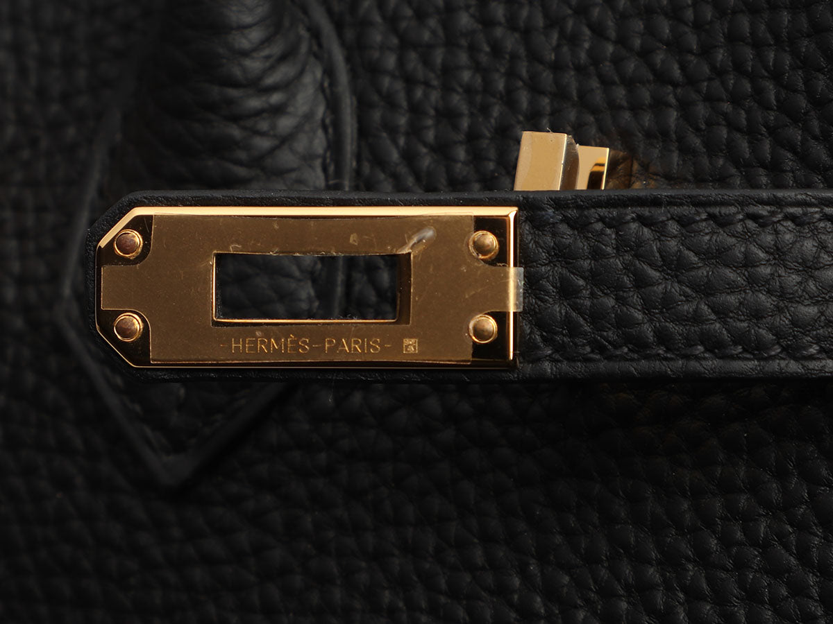 Hermès Black Togo Birkin 25 - Image 9