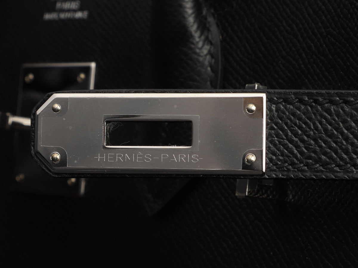 Hermès Black Epsom Birkin 30 - Image 9