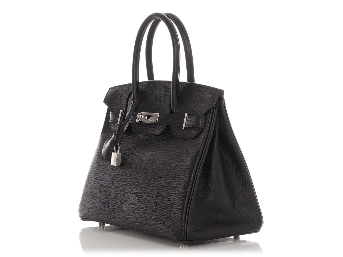 Hermès Black Epsom Birkin 30 - Image 3