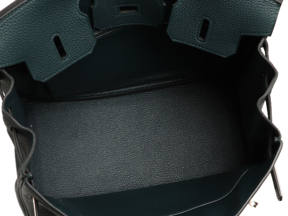 Hermès Vert Cypres Togo Birkin 25 - Image 8